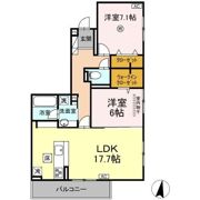 Sinfaria六本松の間取り画像