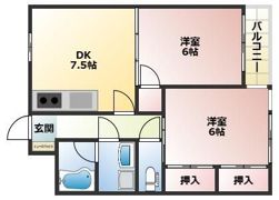 ロマネスク大名の間取り画像