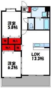 エスペランサ・レイリナの間取り画像