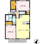 セジュールトリニテ A棟の間取り画像