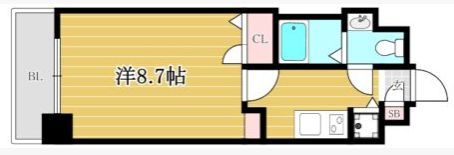 アクアシティ大手門の間取り画像