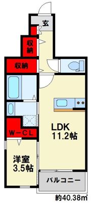 Jウィングの間取り画像