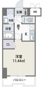 アルティザ博多駅南の間取り画像