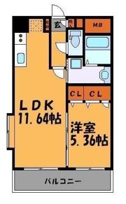 グーフィー平尾の間取り画像