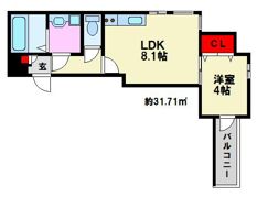 グラシューズメゾン高宮東の間取り画像