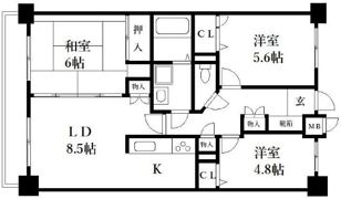アミティエ博多駅南の間取り画像