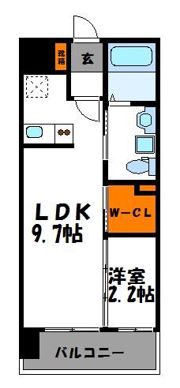 グランフォーレ大名プレミアの間取り画像