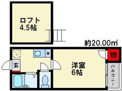 アメニティ仲畑の間取り画像
