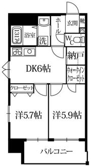 Pond Mum HAKATA（ポンドマム博多）の間取り画像