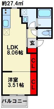 ソラーナ麦野の間取り画像