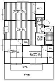 オリーブガーデンの間取り画像