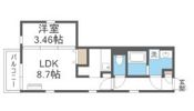 シュルーク藤崎の間取り画像