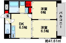 メルベージュ中央の間取り画像