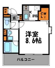 アクタス薬院IIIの間取り画像