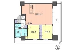 F・PARC GRANDMARK天神の間取り画像