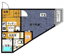 オランジュリー天神南の間取り画像