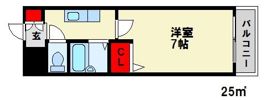 コリール白木原の間取り画像