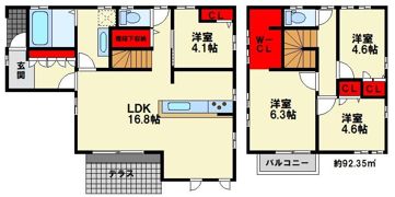 戸建の街 春日・博多南の間取り画像