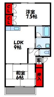 ラカーサ新宮の間取り画像