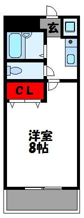 アプロード新宮の間取り画像