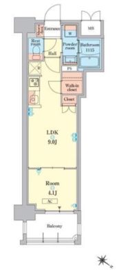 RJRプレシア高砂の間取り画像