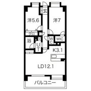 アプリークス百道浜の間取り画像