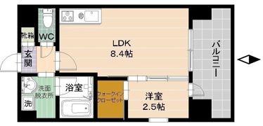 クロロ ザ グランド リバーの間取り画像
