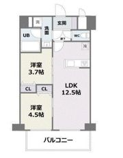 エフパルク高宮IIの間取り画像