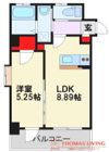 ラシュール・イン大橋南の間取り画像