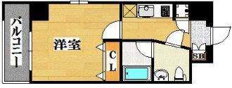 ピュアドームエクサイト博多アネックスの間取り画像