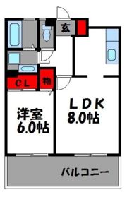 ヴィンテージ唐原2の間取り画像