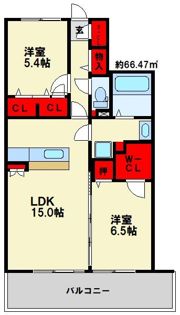 グラン ソレイユの間取り画像