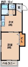 サンライズハイツの間取り画像