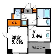 ゴールド大濠の間取り画像