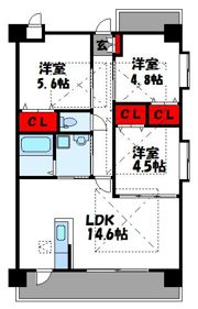 ルネスプリムローズの間取り画像