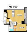 ADORE 六本松の間取り画像