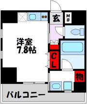 ヴィラージュ大手門の間取り画像