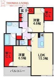 シャーメゾンKreis＆Liliの間取り画像