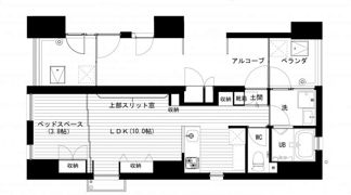 モンテ スパツィオ薬院大通の間取り画像