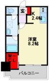 RJRプレシア博多駅前の間取り画像