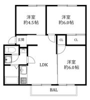 サンビレッジ福間の間取り画像