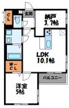 フォルトゥーナ姪浜ノースの間取り画像