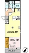 LIBERTY CITY TAKAMIYAの間取り画像