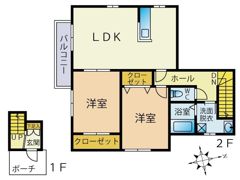 アムール姪浜の間取り画像