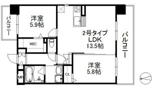 アリュール姪浜の間取り画像