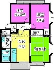 サンライズ三苫の間取り画像