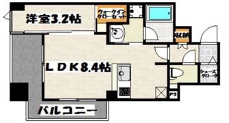 エトゥール博多駅北の間取り画像