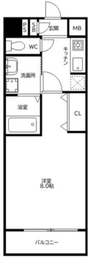シンフォニア美野島の間取り画像