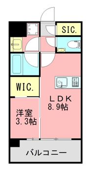 クリオラヴェルヴィ赤坂の間取り画像