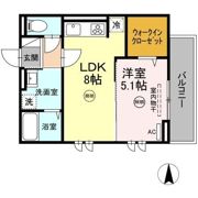 D-room樋井川3丁目の間取り画像